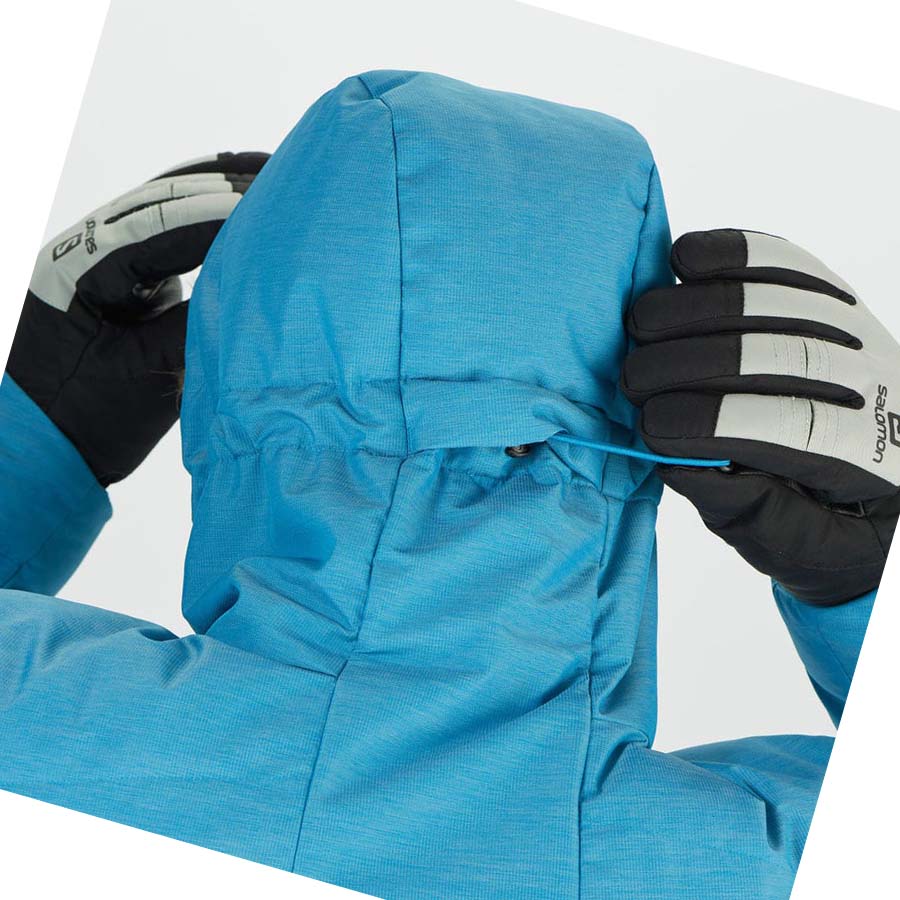 Chaquetas Salomon SNOWSHELTER INSULATED Hombre Azules | MX 3299XYU